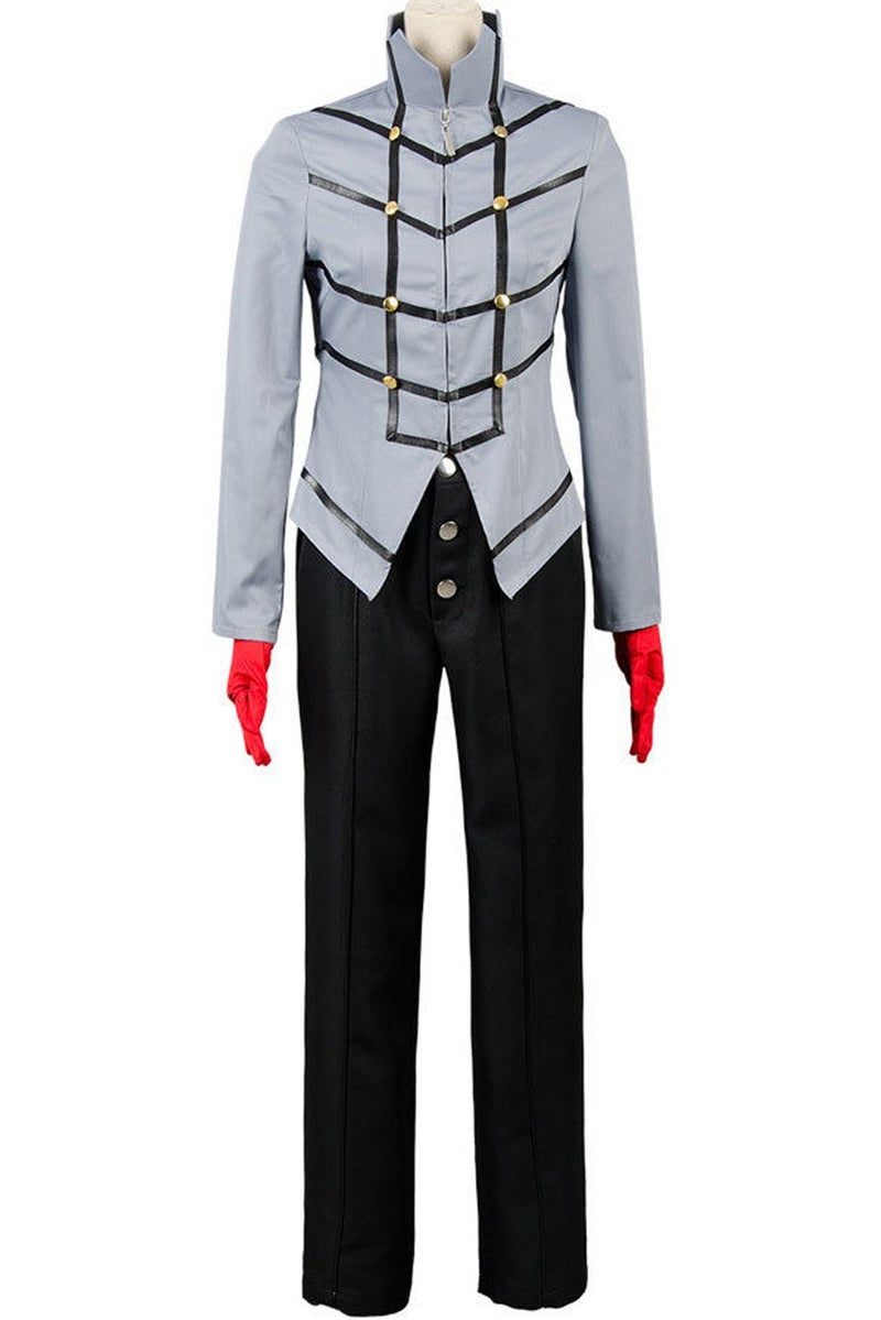 Ya-cos Persona 5 Protagonist Joker Cosplay Costume Coat Suit Jacket Outfit Top Attire Dress Up,Black,Medium - Image 4